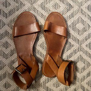 Madewell The Boardwalk Ankle Strap Sandal